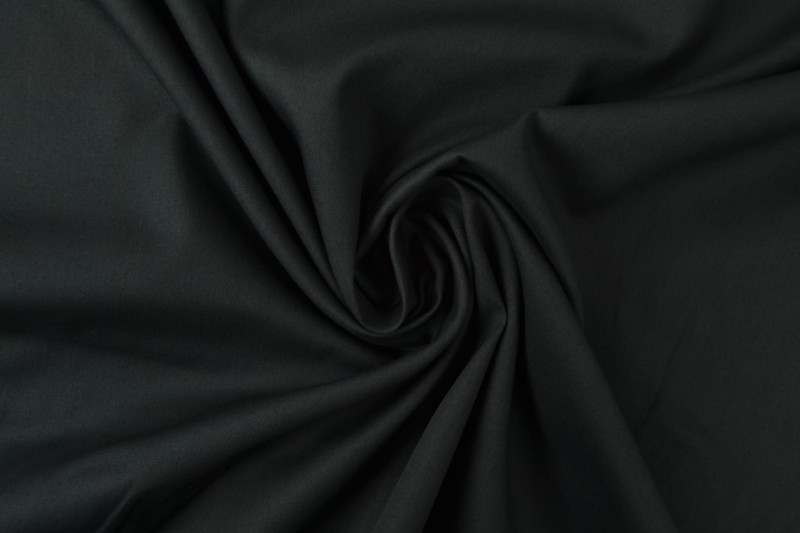 Katoen poplin 03 zwart