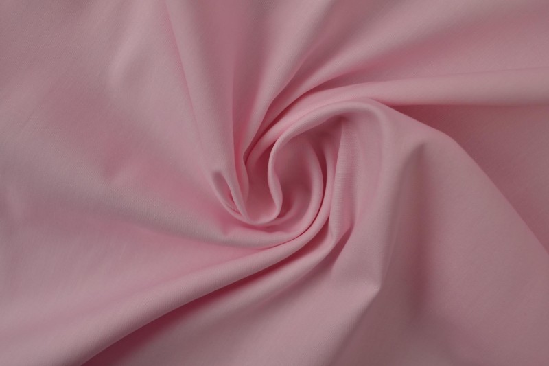 Katoen poplin 04 baby roze