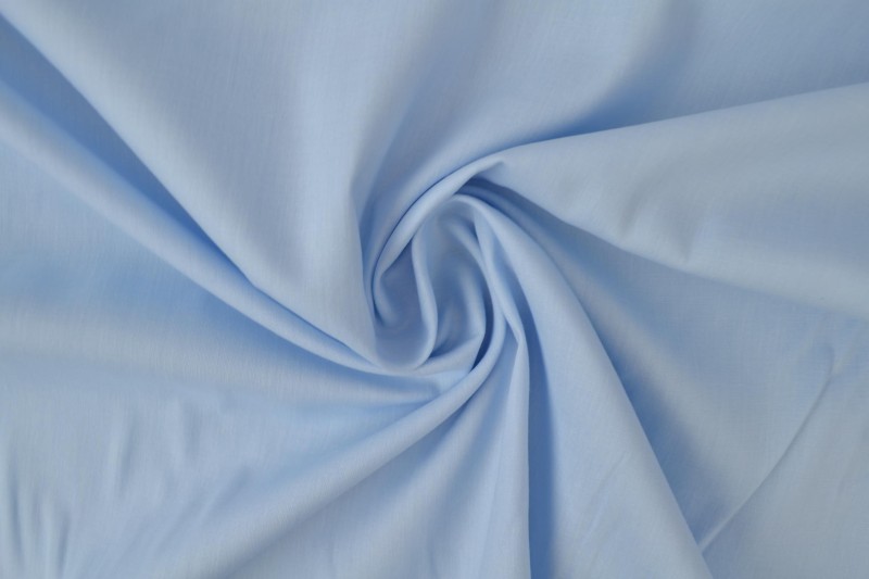Katoen poplin 05 baby blauw