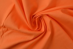 Katoen poplin 10 oranje