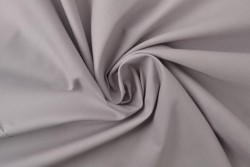 Katoen poplin 25 zilvergrijs