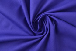 Katoen poplin 28 donkerblauw