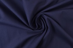 Katoen poplin 48 navy