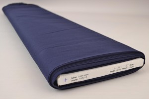 Katoen poplin 48 navy