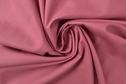 Katoen poplin 38 donker oud roze