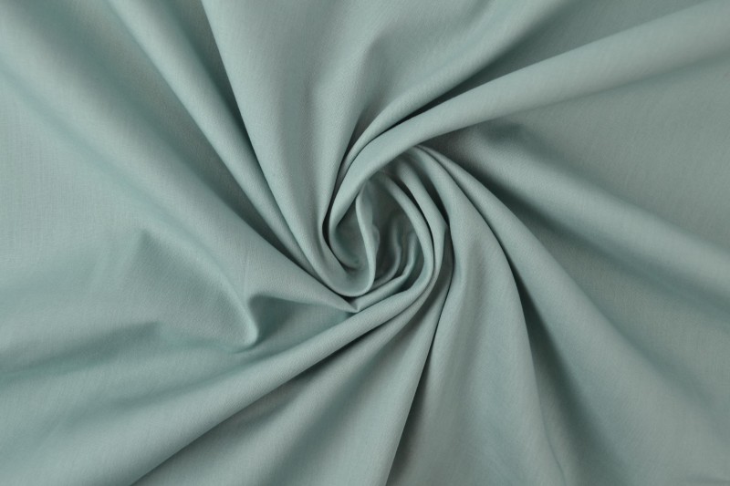 Katoen poplin 34 oud groen