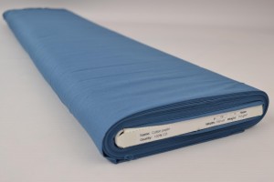 Katoen poplin 138 staalblauw