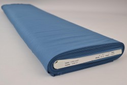 Katoen poplin 138 staalblauw