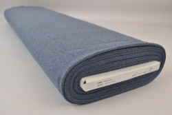 French terry m15 donker jeans melange