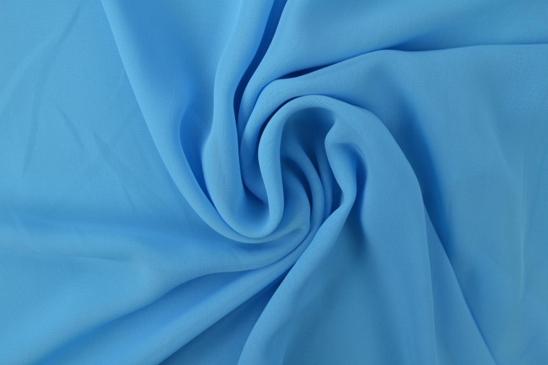 Chiffon 06 aqua blauw