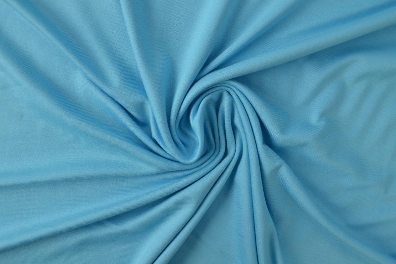 Viscose jersey 06 aqua blauw