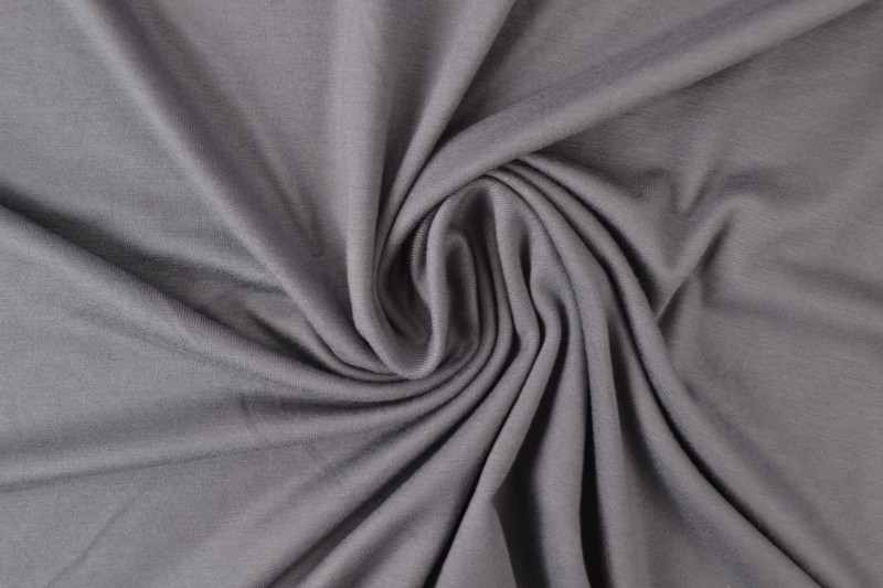 Viscose jersey 17 donker grijs