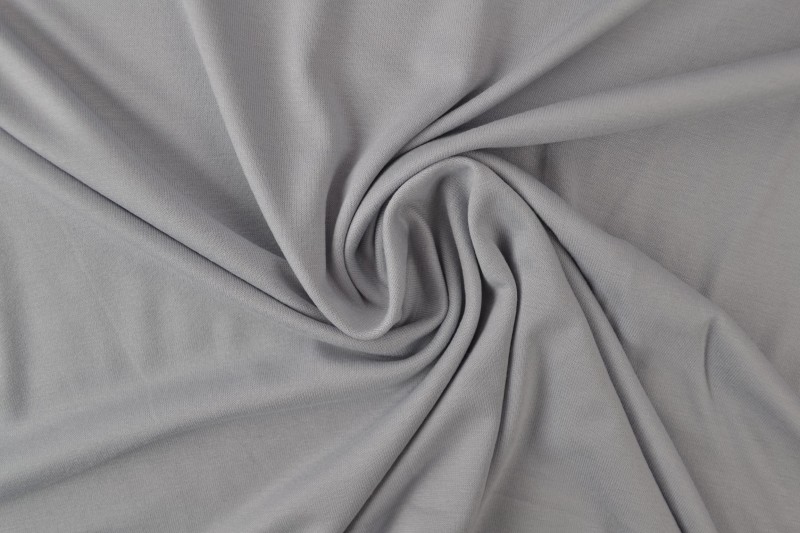 Viscose jersey 25 zilvergrijs