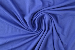 Viscose jersey 15 blauw