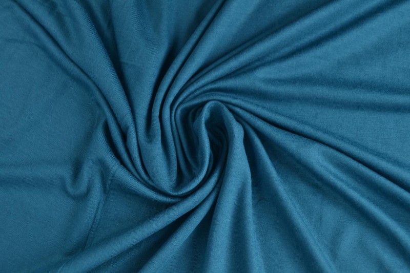 Viscose jersey 46 donker petrol
