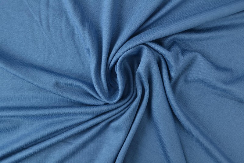 Viscose jersey 138 staalblauw