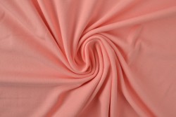 Katoen jersey 40 zalm roze
