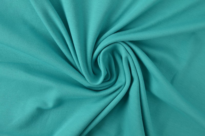 Katoen jersey 13 turquoise