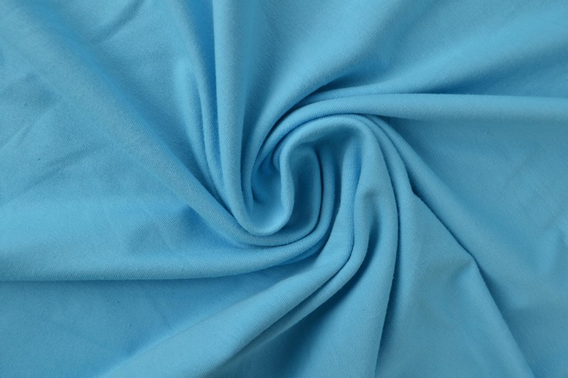 Katoen jersey 06 aqua blauw