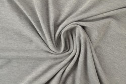 Katoen jersey m4 zilvergrijs melange