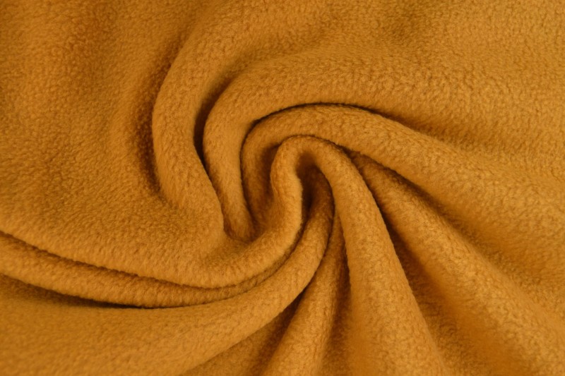 Polar fleece 44 donker okergeel