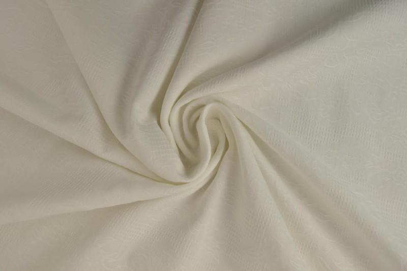 Katoen jacquard 00 wit