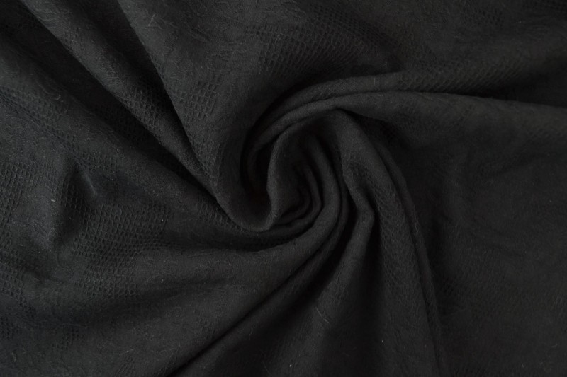 Katoen jacquard 03 zwart