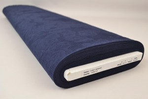 Katoen jacquard 48 navy blauw