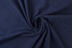Katoen jacquard 48 navy blauw