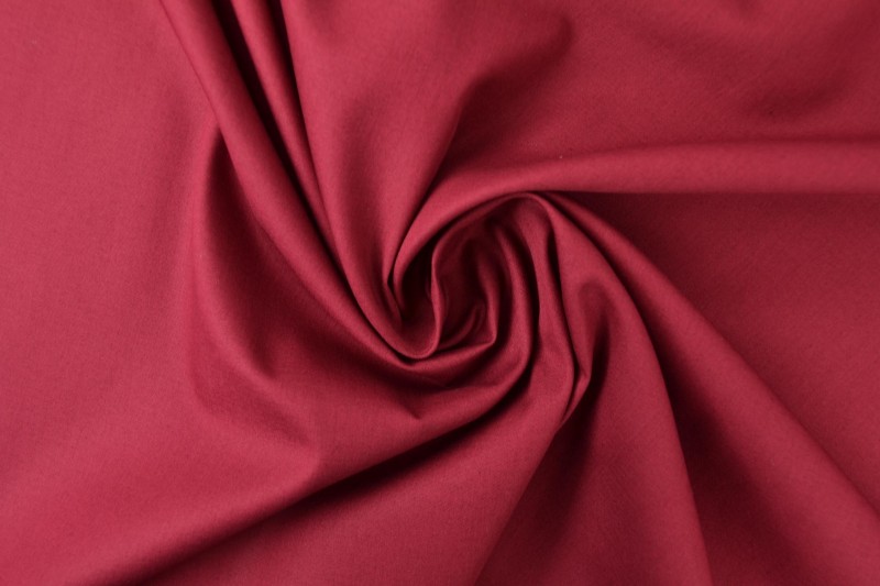 Katoen poplin 77 bordeaux