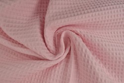 Wafelkatoen 04 baby roze