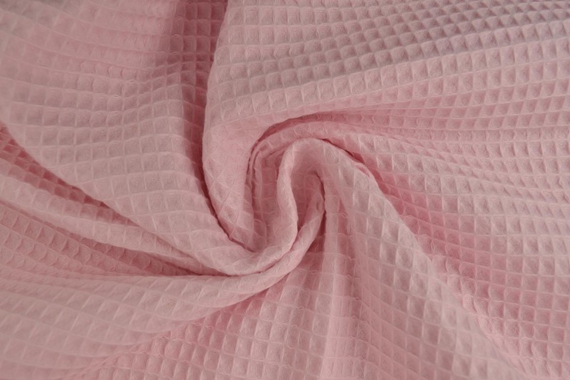 Wafelkatoen 04 baby roze