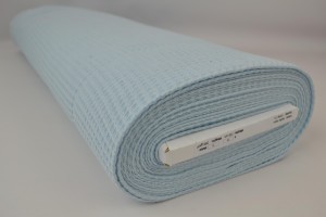 Wafelkatoen 05 baby blauw
