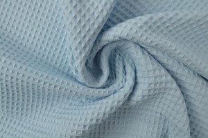 Wafelkatoen 05 baby blauw