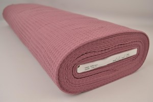 Wafelkatoen 38 donker oud roze