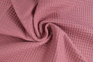 Wafelkatoen 38 donker oud roze