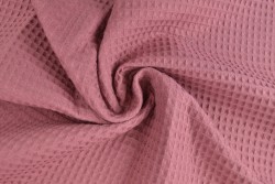 Wafelkatoen 38 donker oud roze