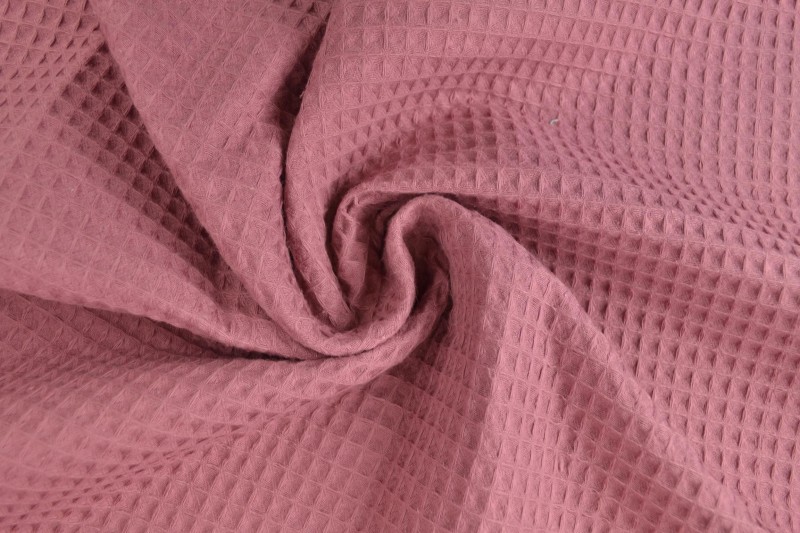 Wafelkatoen 38 donker oud roze