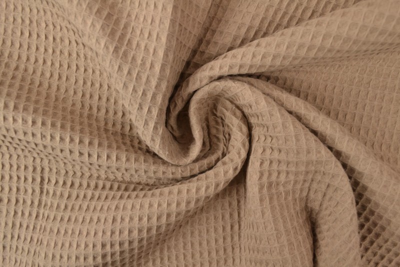 Wafelkatoen 69 taupe