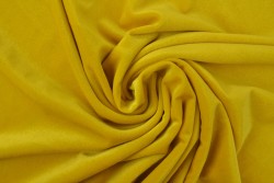 fluweel stretch 07 geel
