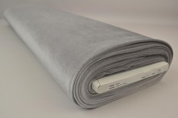 fluweel stretch 25 zilvergrijs