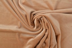 fluweel stretch 12 beige
