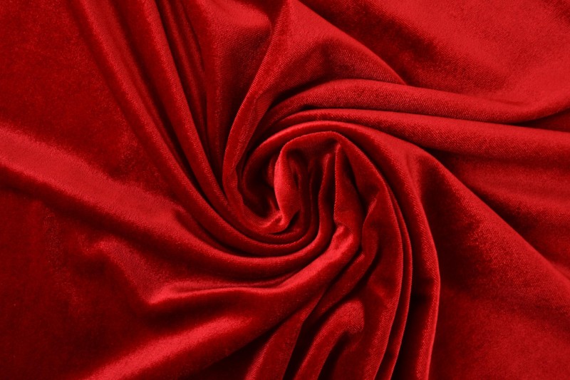 fluweel stretch 01 rood