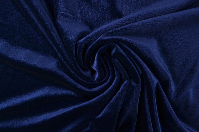 fluweel stretch 48 navy