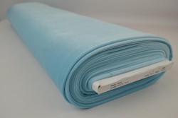 fluweel stretch 06 aqua blauw