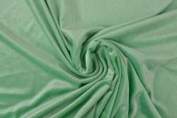 fluweel stretch 14 mint groen