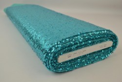 Pailletten 02 aqua blauw