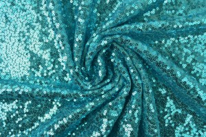 Pailletten 02 aqua blauw