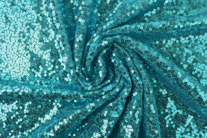 Pailletten 02 aqua blauw