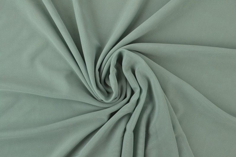 Lycra tule 34 oud groen